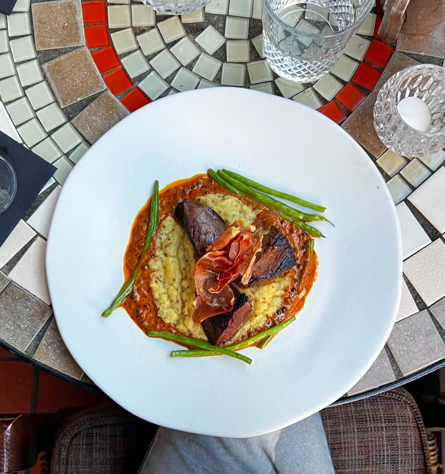 Kloof Street House grilled ostrich with sweet potato mash