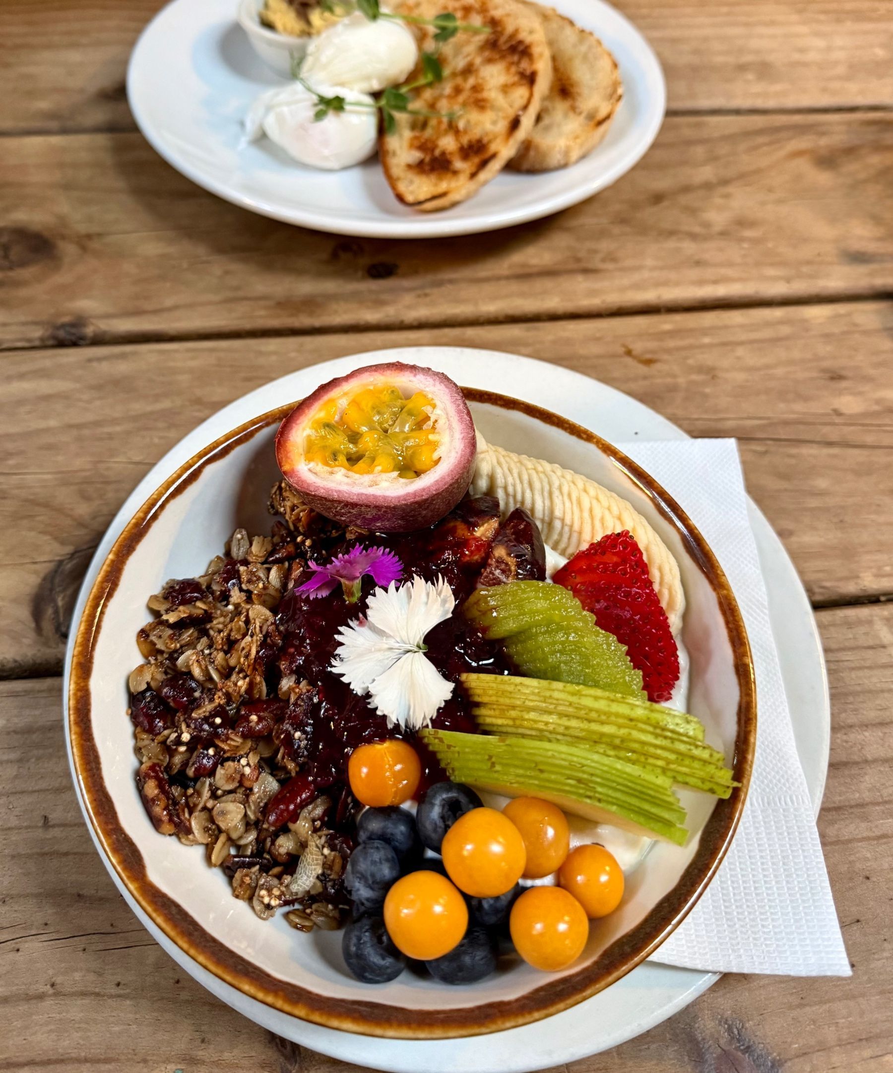 Our Local healthy vibes, fruit and yogurt bowl