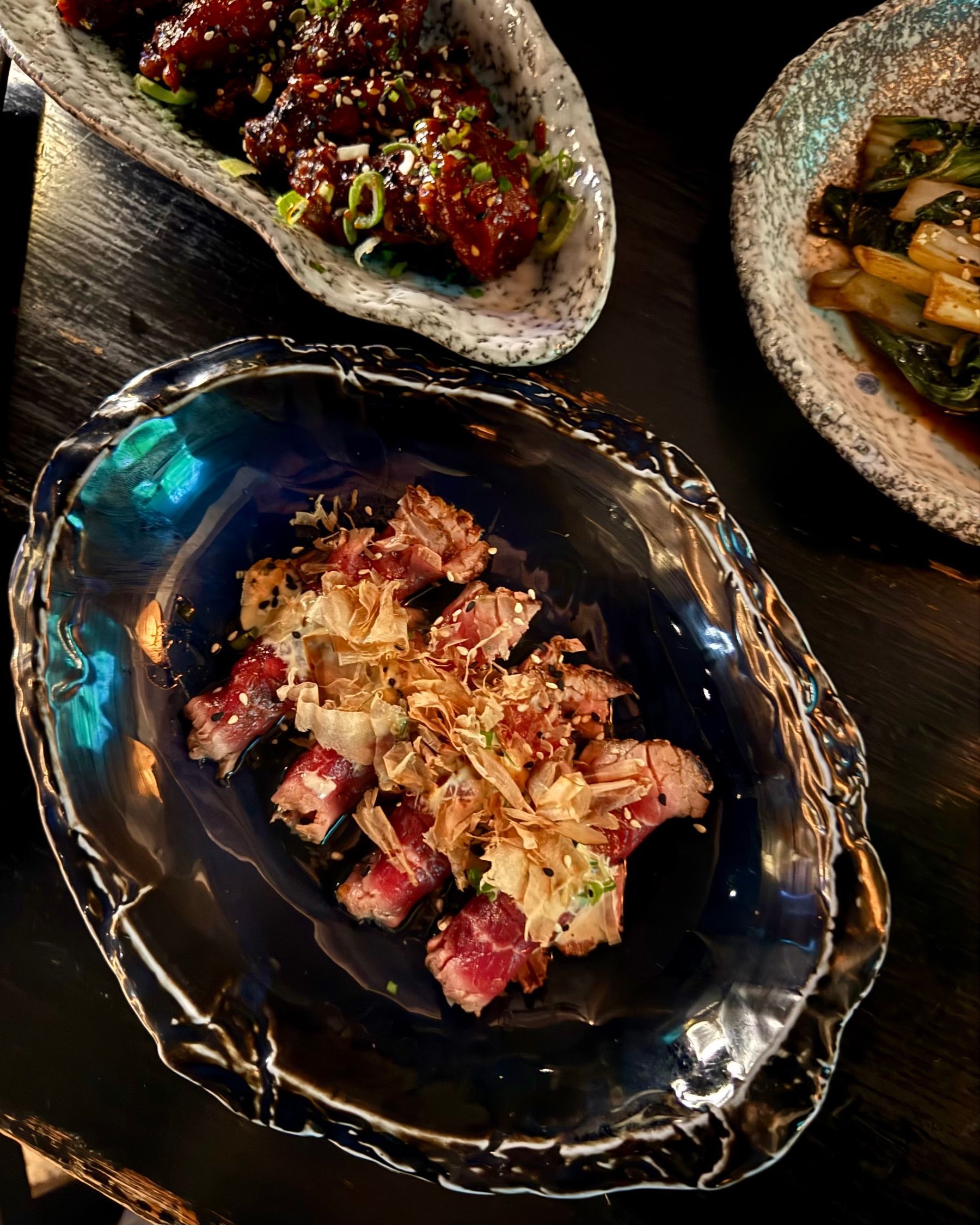 Asian fillet carpaccio at Kanji Ramen