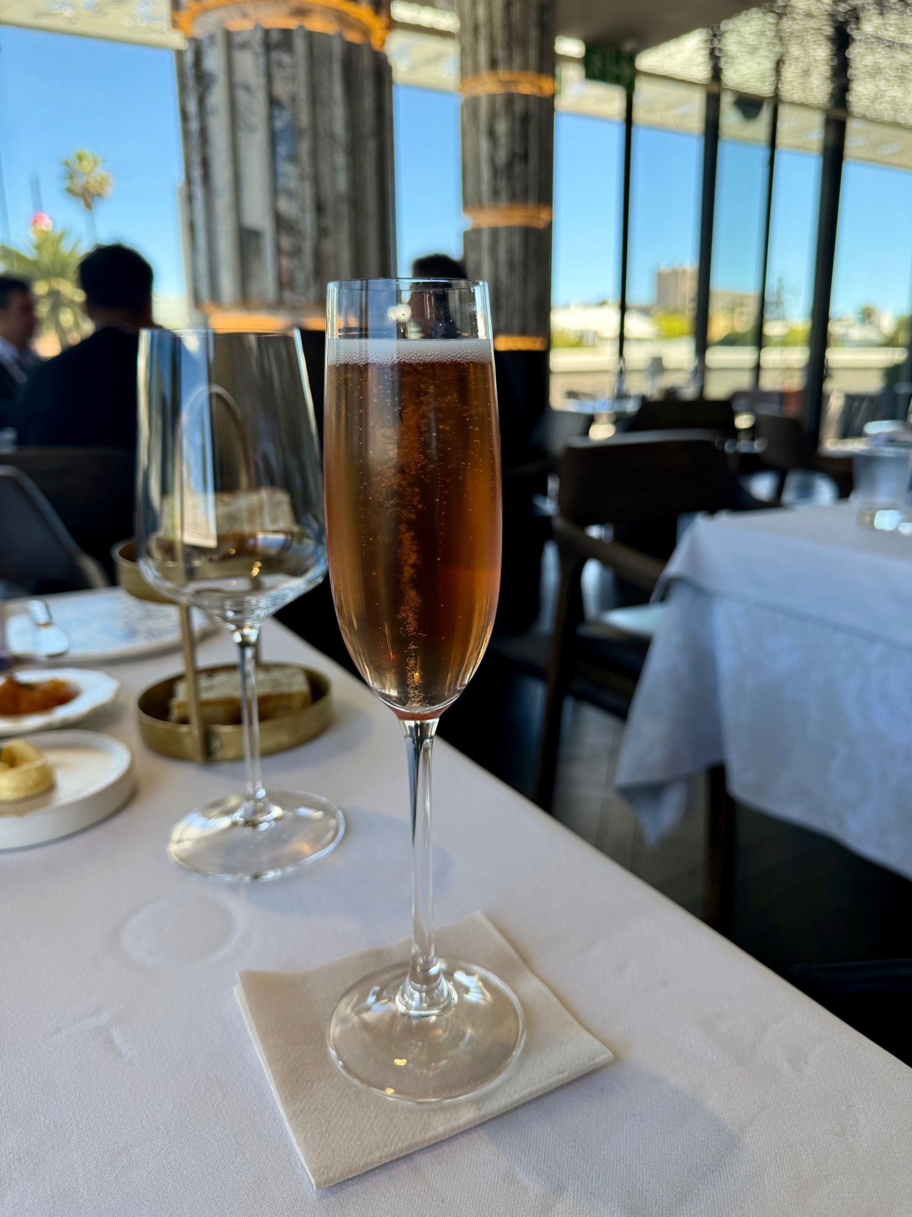 Sparkling wine at Marble Cape Town 