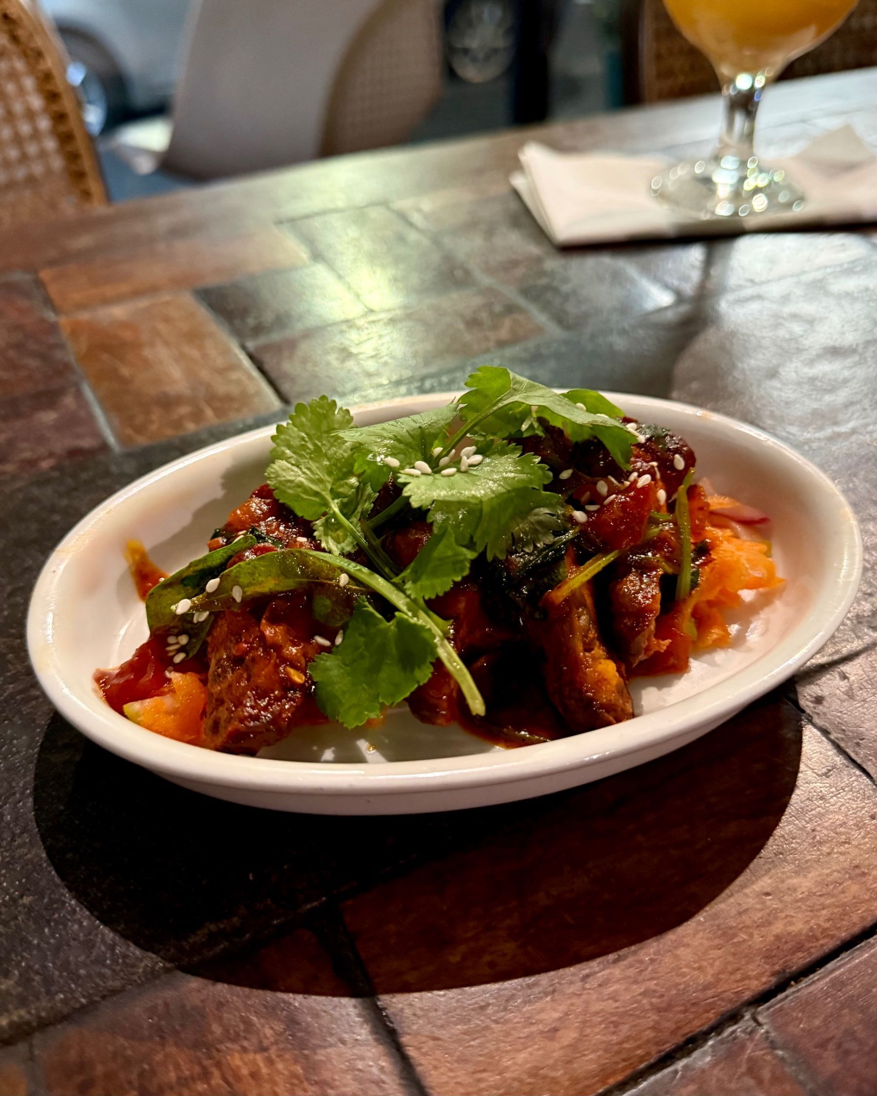 Tandoori chicken wings at Sundoo Sea Point