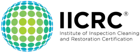 The logo for the institute of inspection cleaning and restoration certification