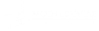 Model Dental Clinic White Logo
