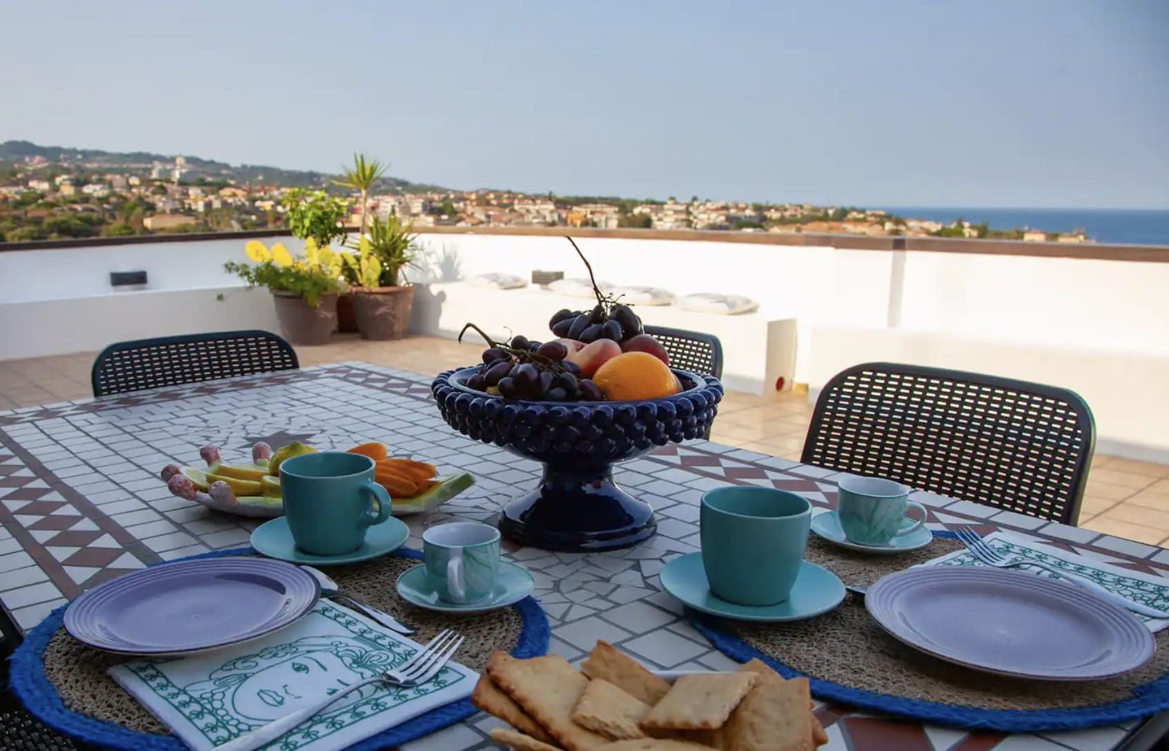 Terrace on Ulisse's Port by SicilyInHome Holiday in