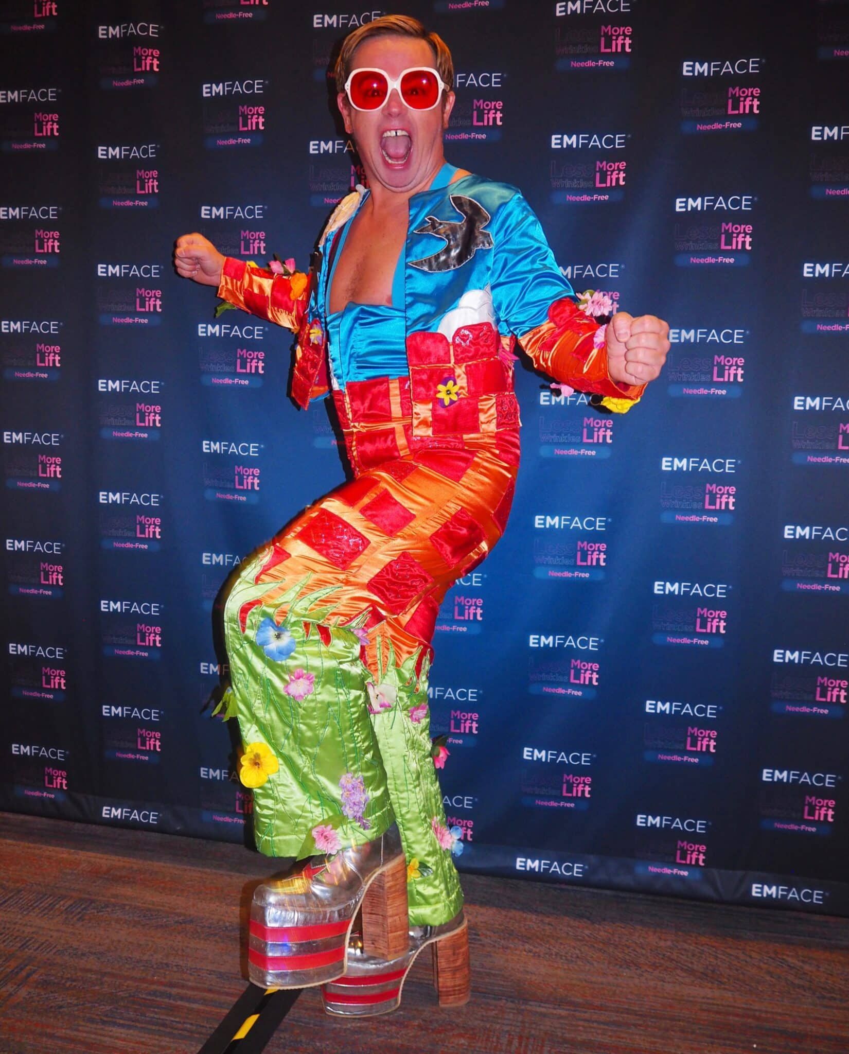 Top Elvis tribute artist Rus the Rocketman, appears at BTL Aesthetics Denver event with Legend Entertainment.