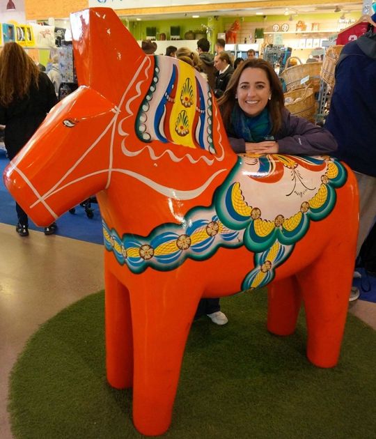 Dala horse in Stockholm, Sweden