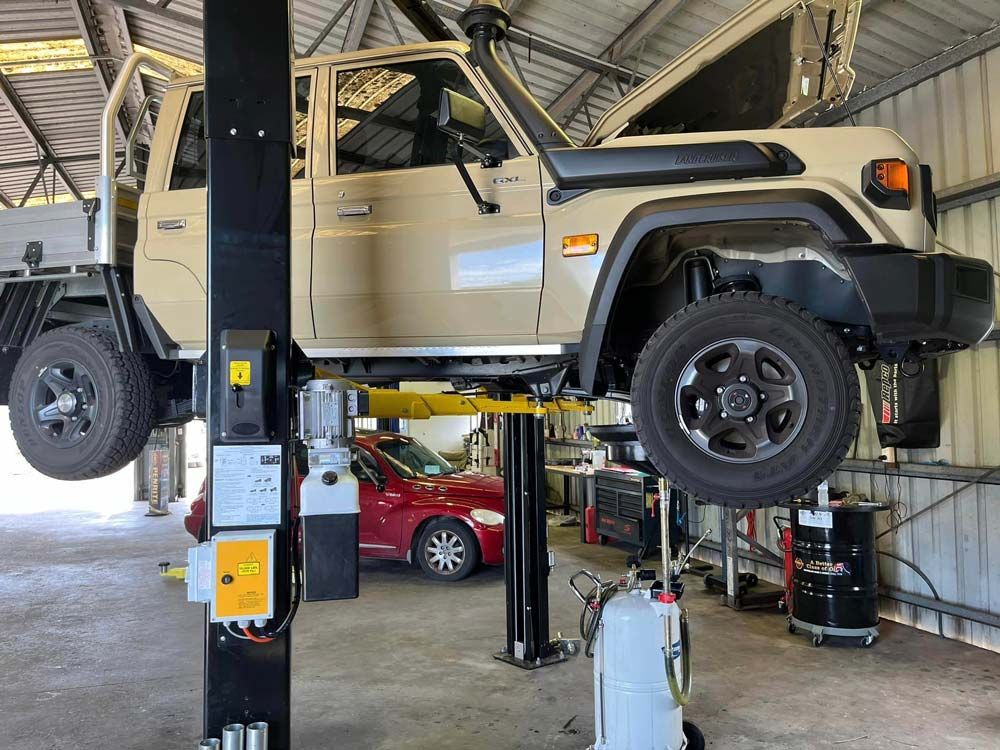 Car Servicing On Landcruiser In Mackay — KBX Mechanical In West Mackay, QLD
