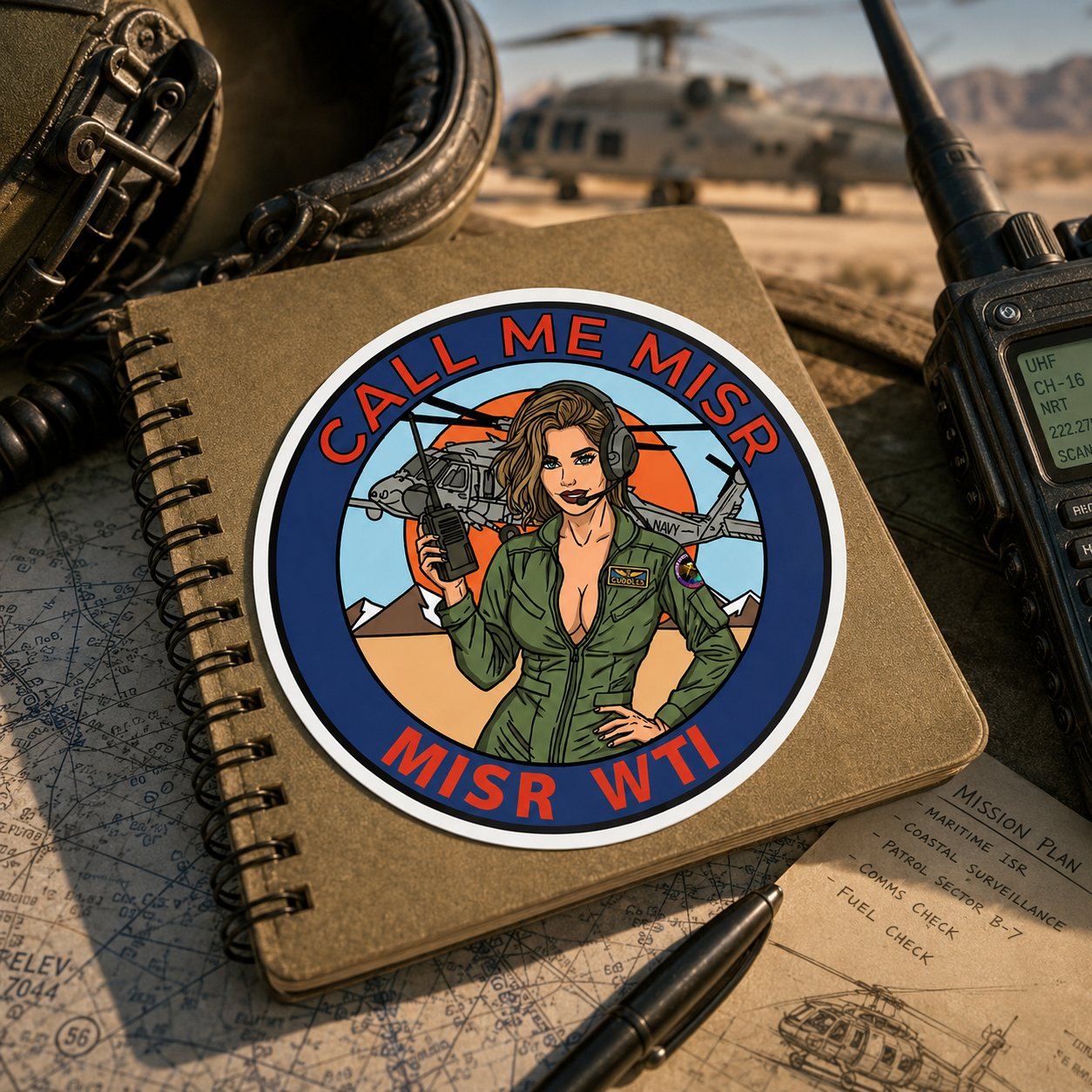 Call Me MISR Sticker