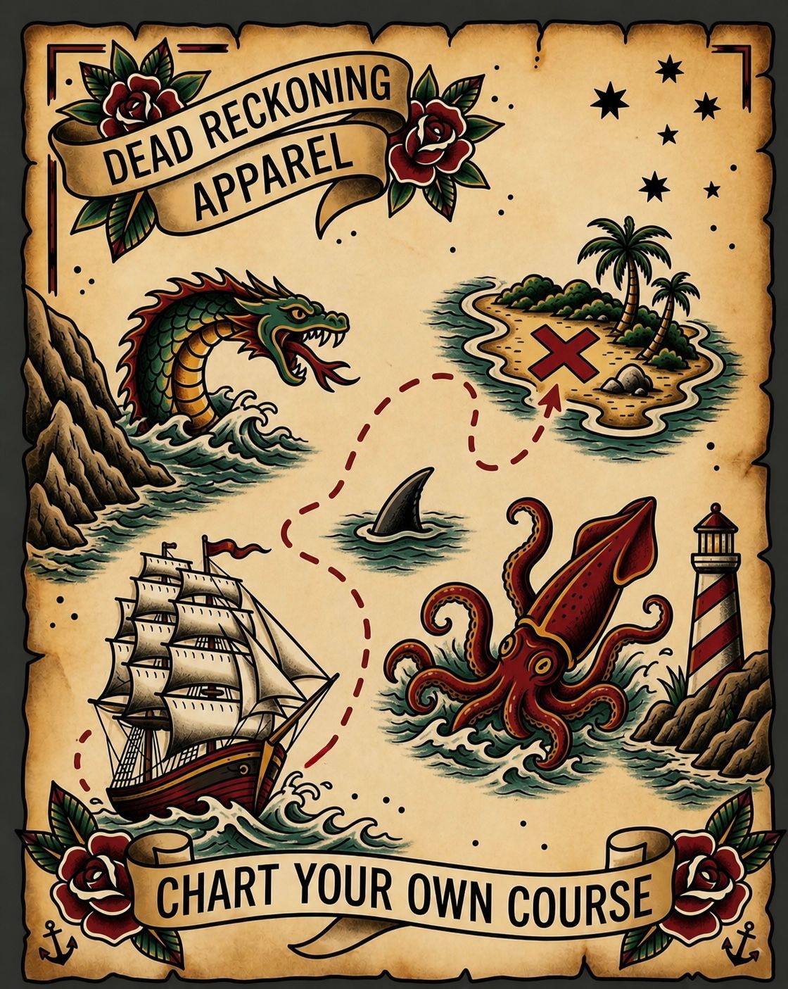 Chart Your Own Course Sticker