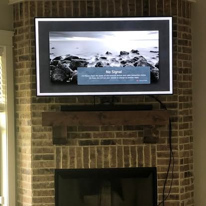 A television showing a 