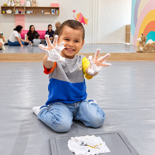 Clase de estimulación para bebés