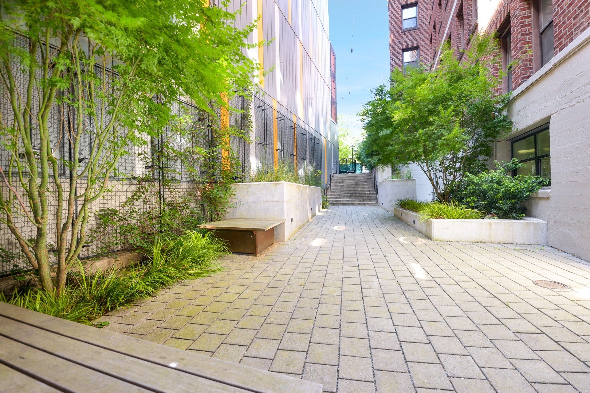 Photo of the community courtyard