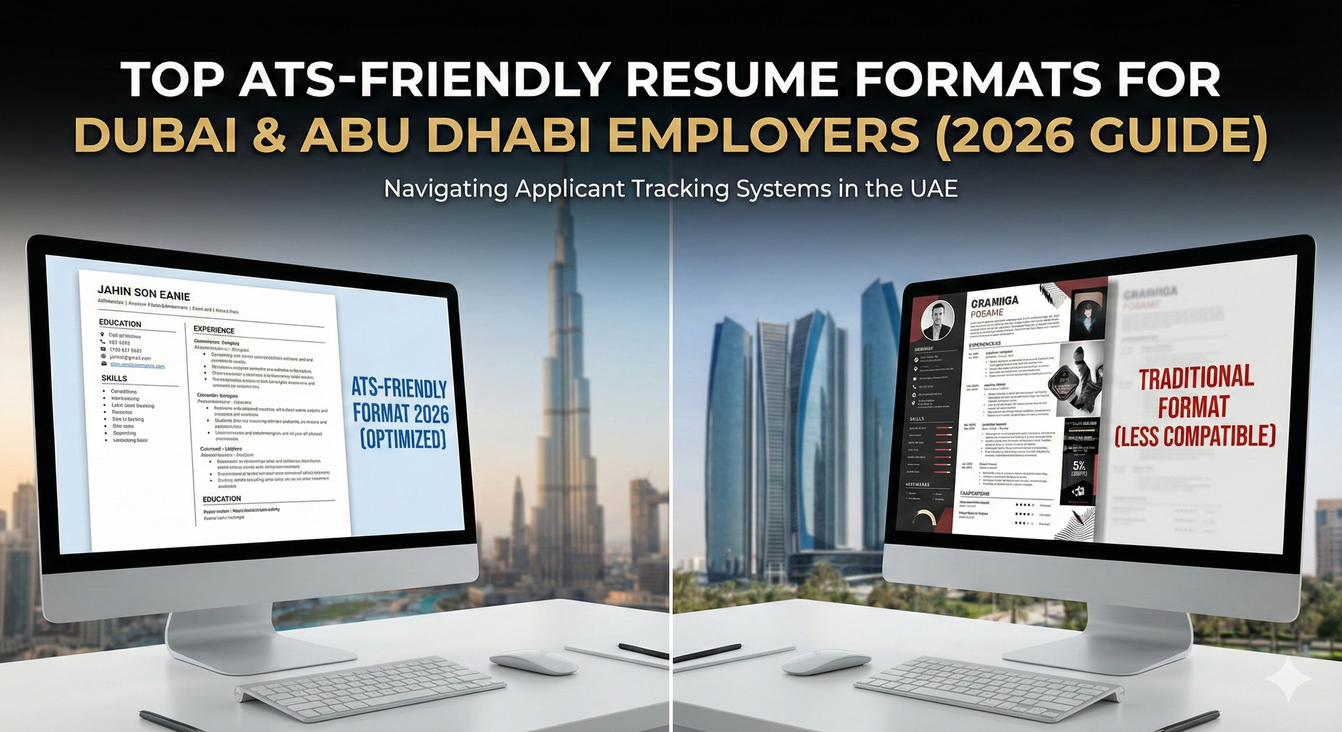 Top ATS-Friendly Resume Formats for UAE Jobs 2026 | labeeb.ae