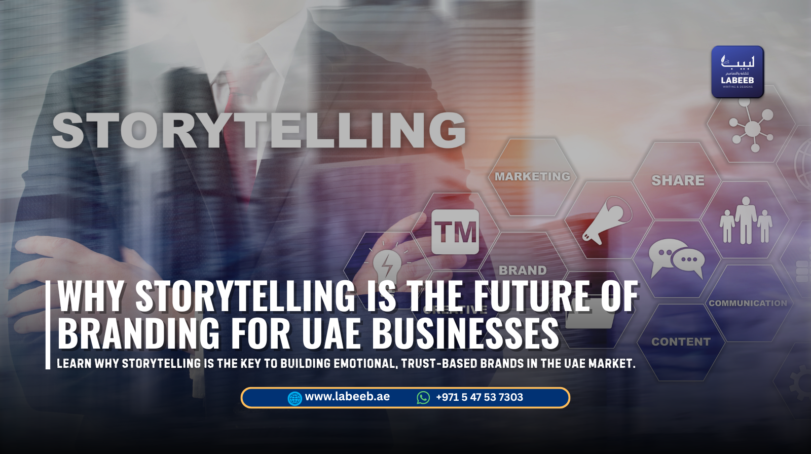 UAE business team using storytelling in branding strategy