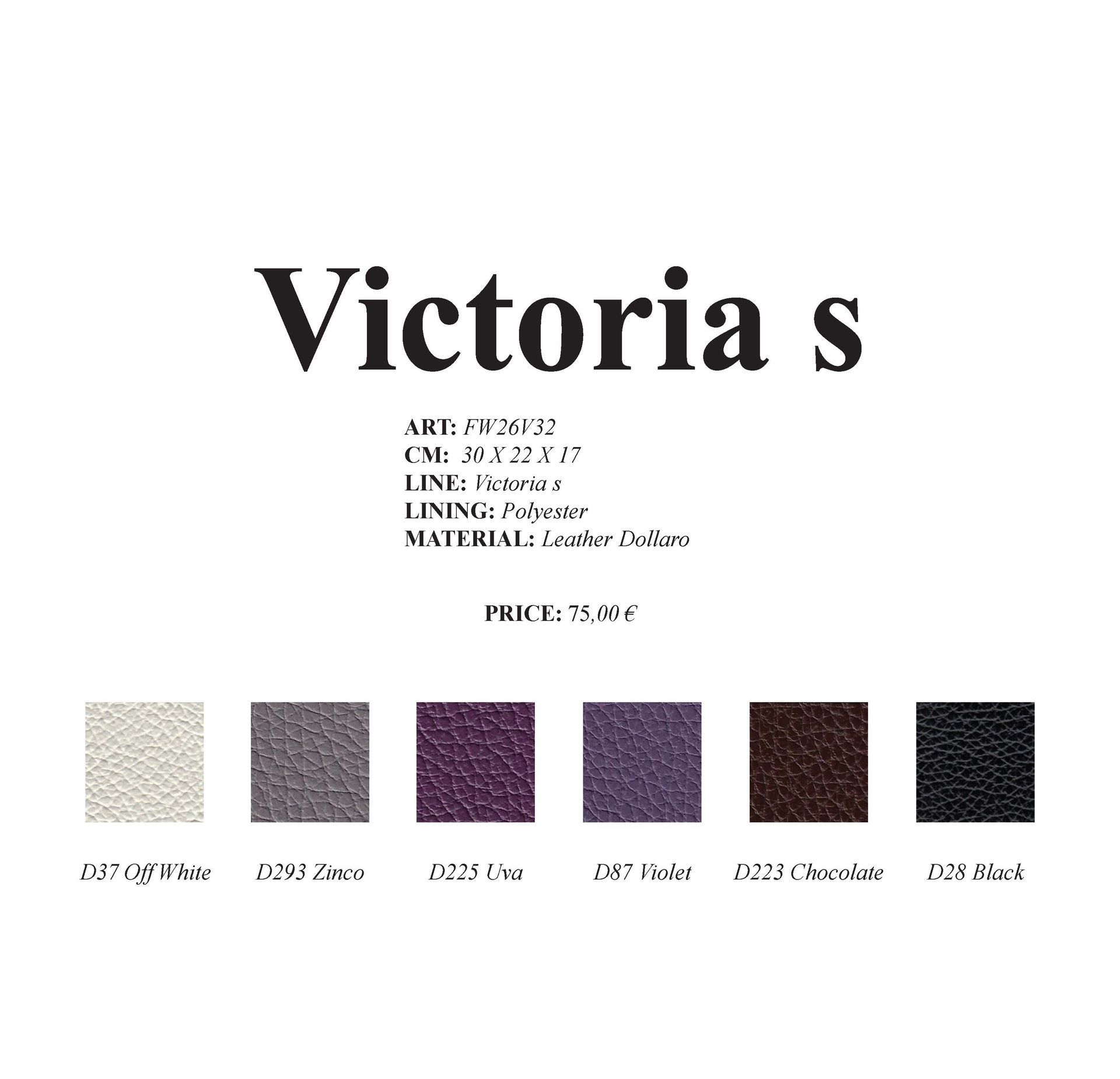 Farbmuster für Victorias Möbel, mit Lederoptionen in Beige, Grau, Lila, Violett, Braun und Schwarz.