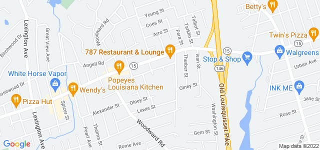 Map of business location