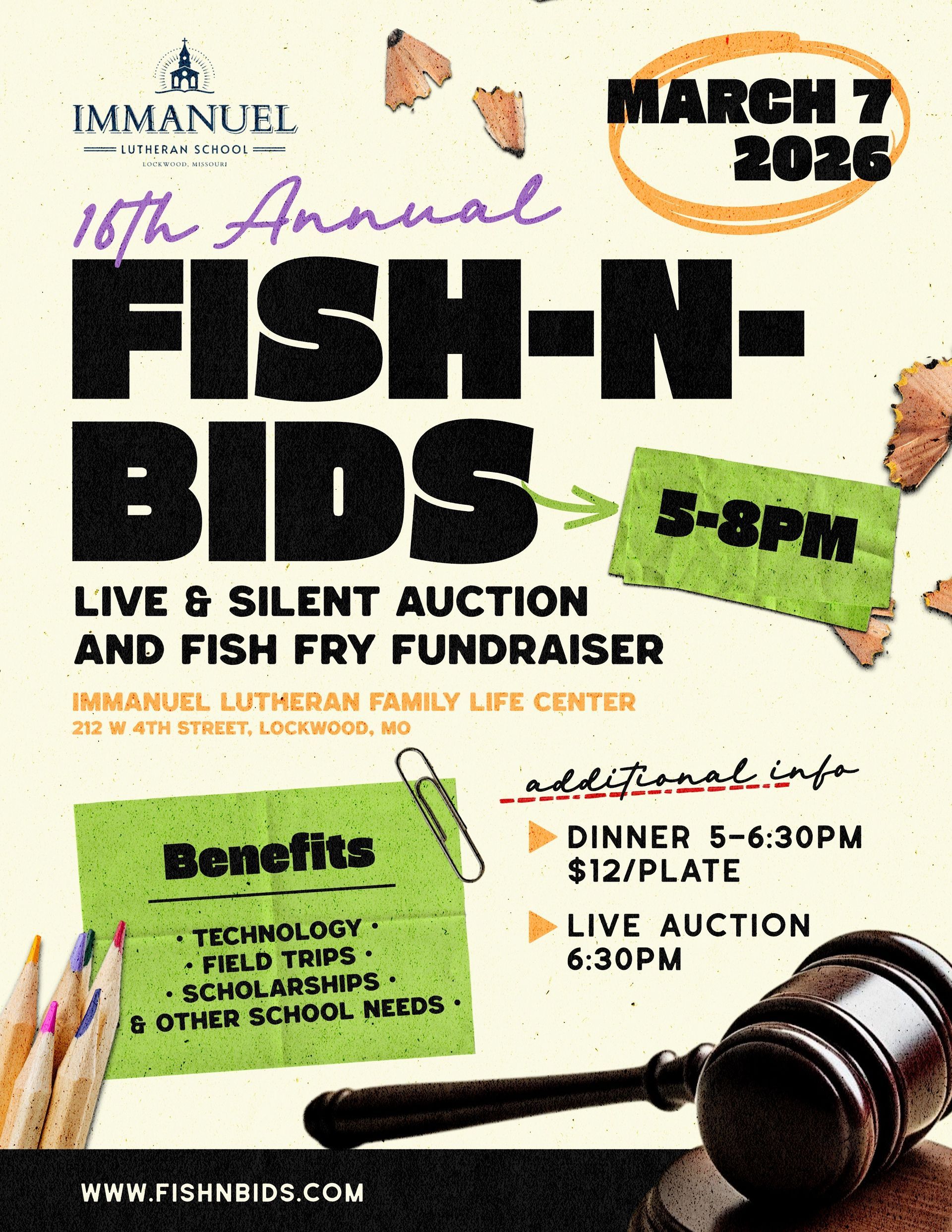 Fish-N-Bids 2026 Flyer