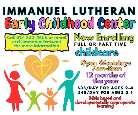 Early Childhood Center Now Enrolling