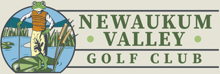 A logo for the newaukum valley golf club