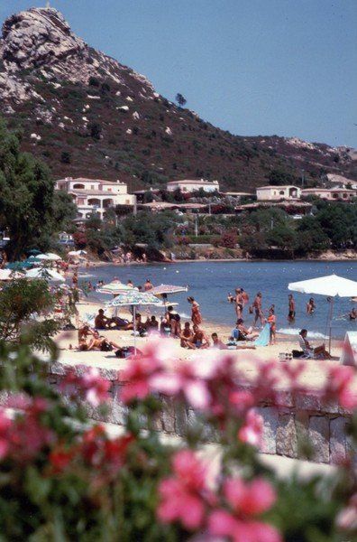Blick auf Strand und Meer