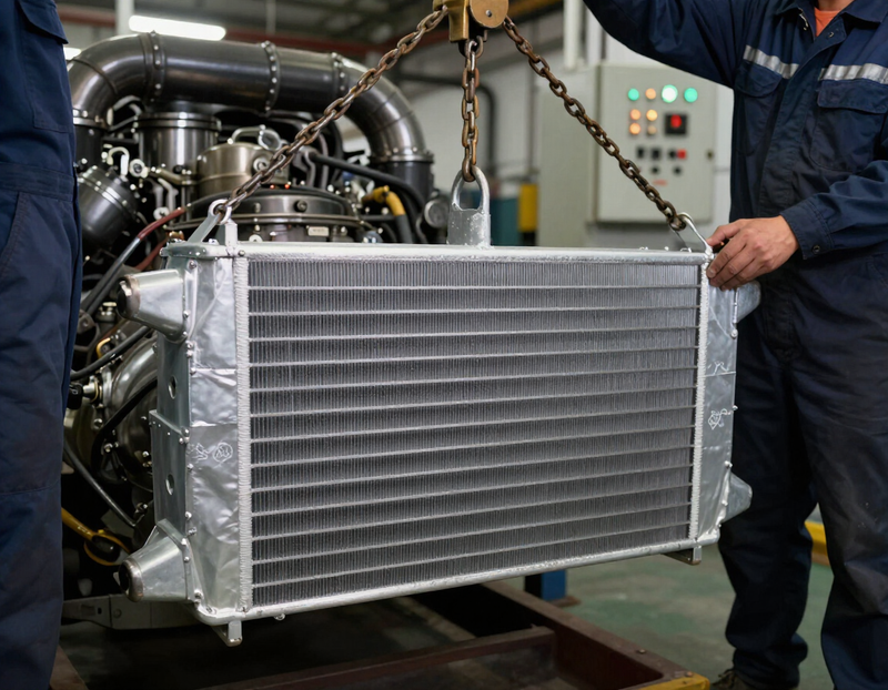 Sostituzione charge air cooler in loco