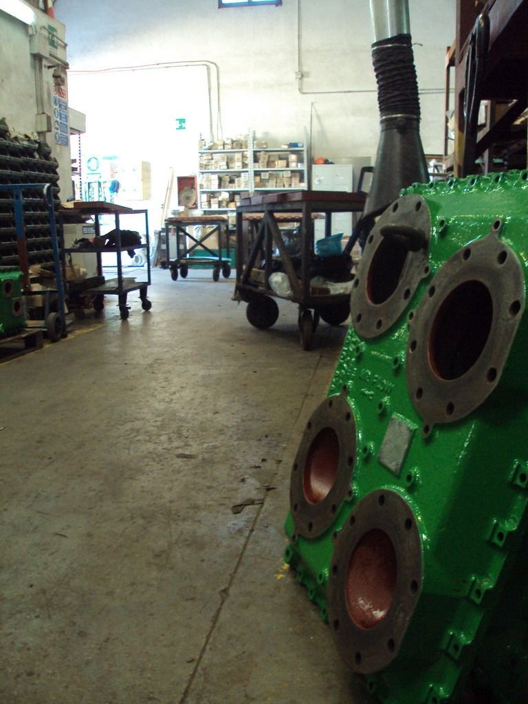 Officina Merichem per la manutenzione degli scambiatori