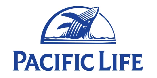 Pacific Life logo with blue whale and sailboat above the company name