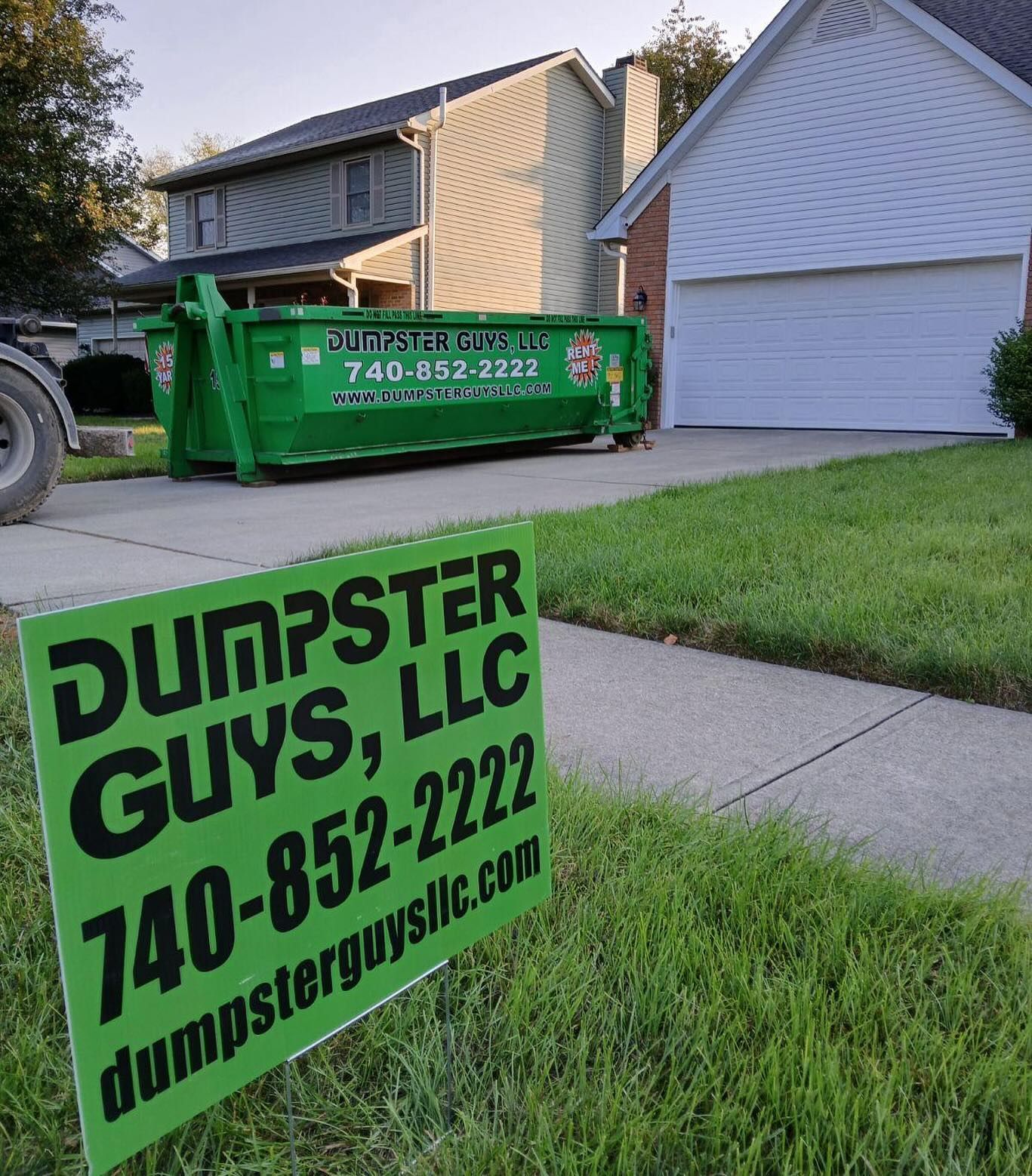 image of residential dumpster rental