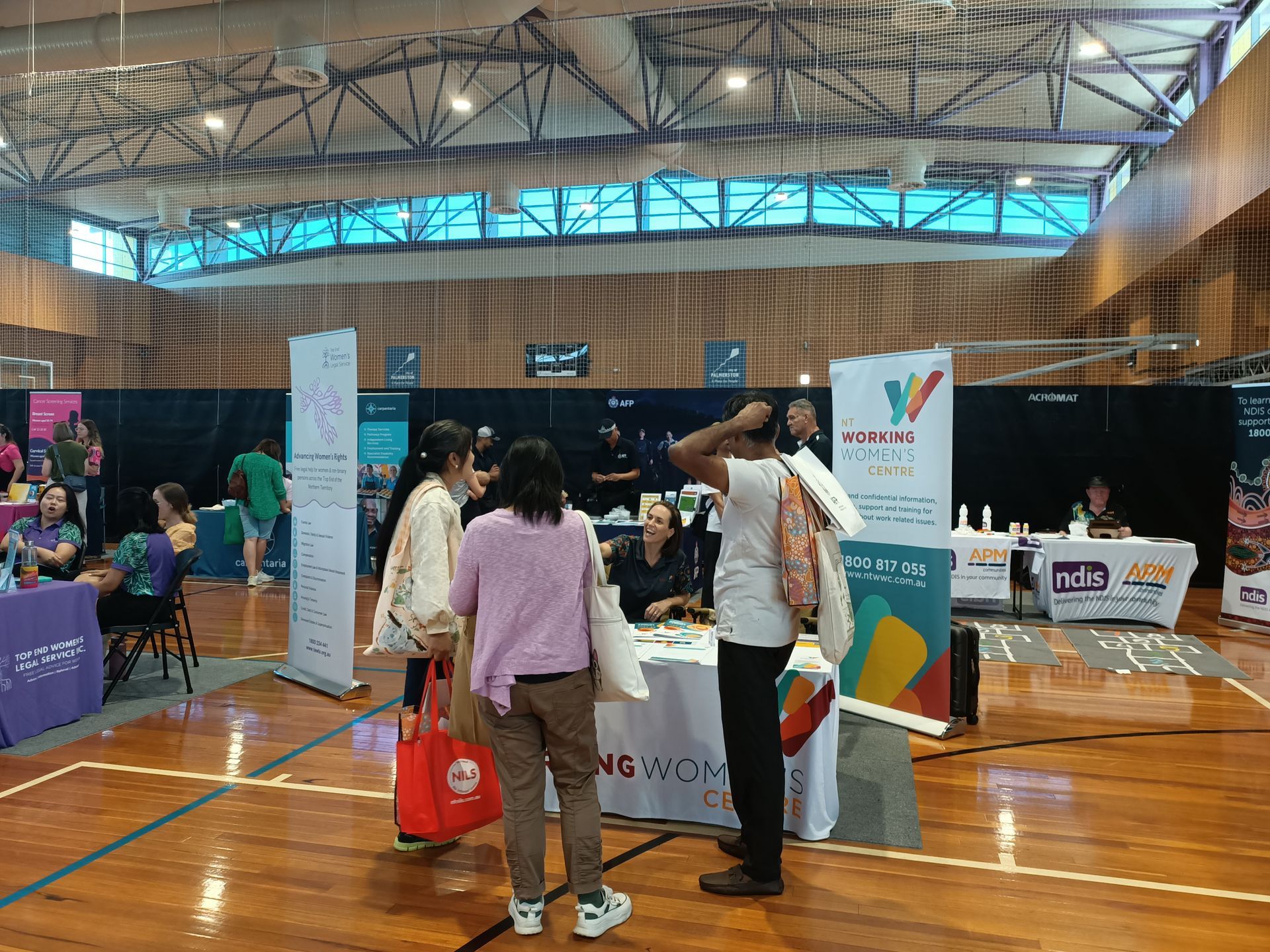 Anne at our stall Darwin Community Expo - Greater Darwin Region