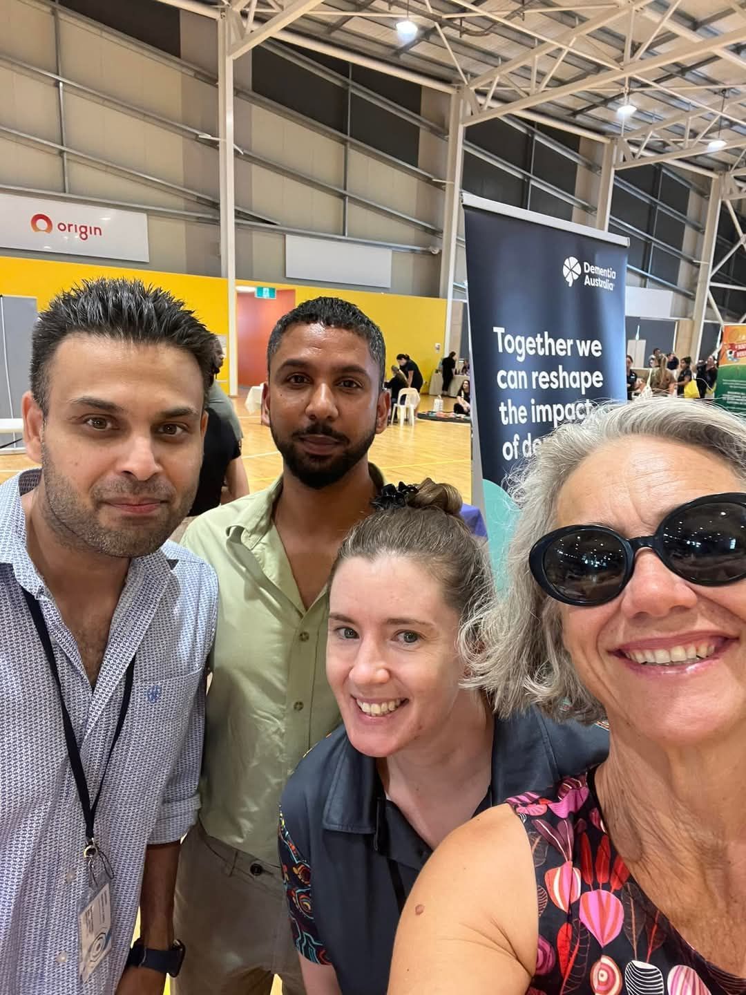 Selfie with Justine Davis MLA - and Ramnik and Shay from DCLS
