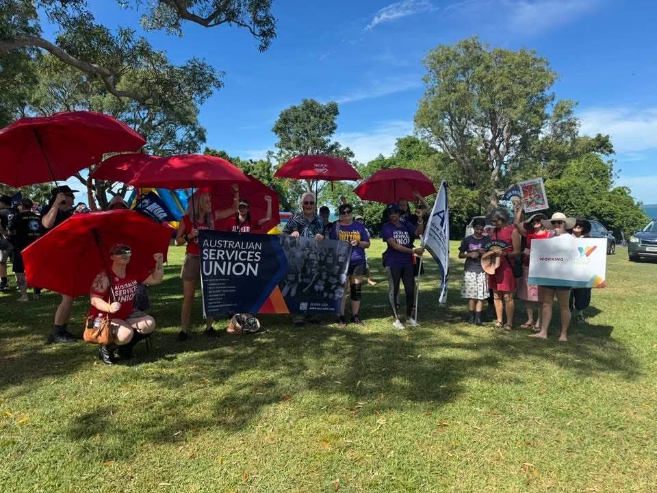 Union Day March group shot with ASU and SWOP