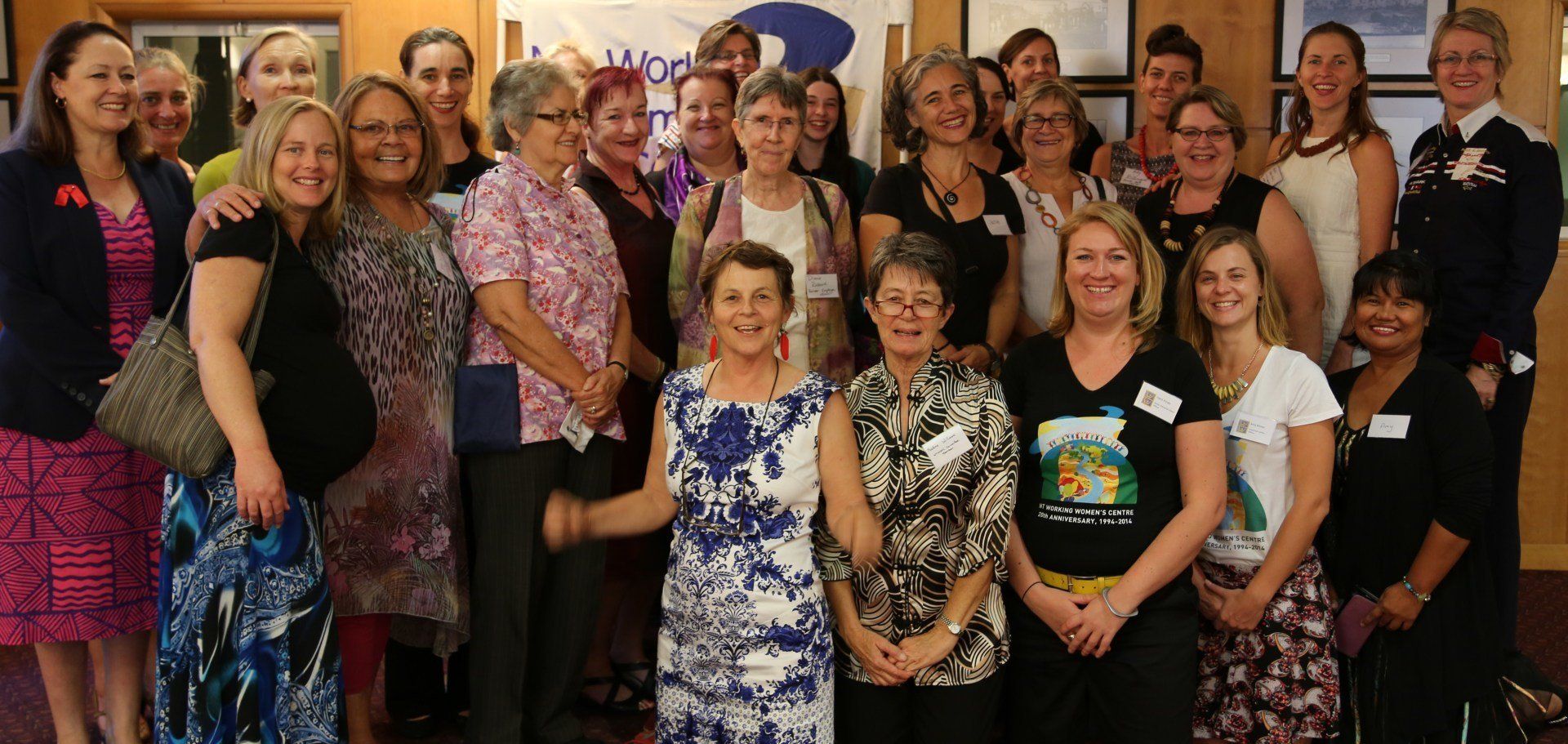 Strong women celebrate 20 years of NTWWC   service delivery at a reception hosted by the  Hon. Kezia Purick, Speaker of the Legislative Assembly of the NT, October 2014