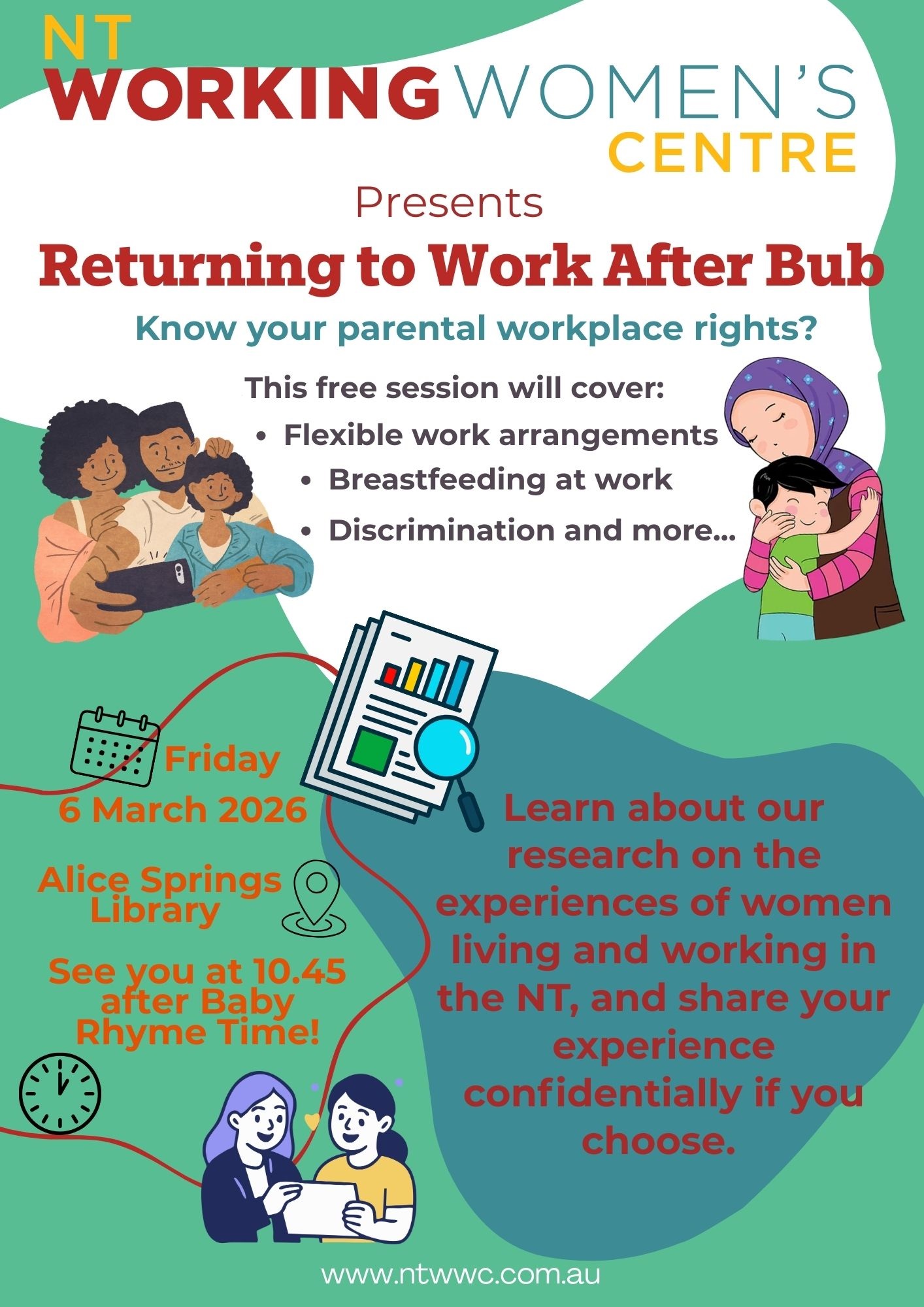 NT Working Women's Centre upcoming events
