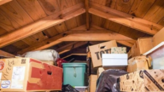 messy attic image