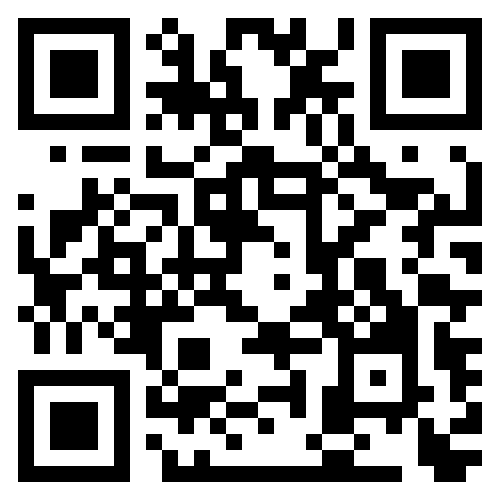 קוד qr בשחור-לבן על רקע לבן.
