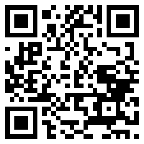קוד qr בשחור-לבן על רקע לבן.