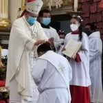 imposition of hands by bishop