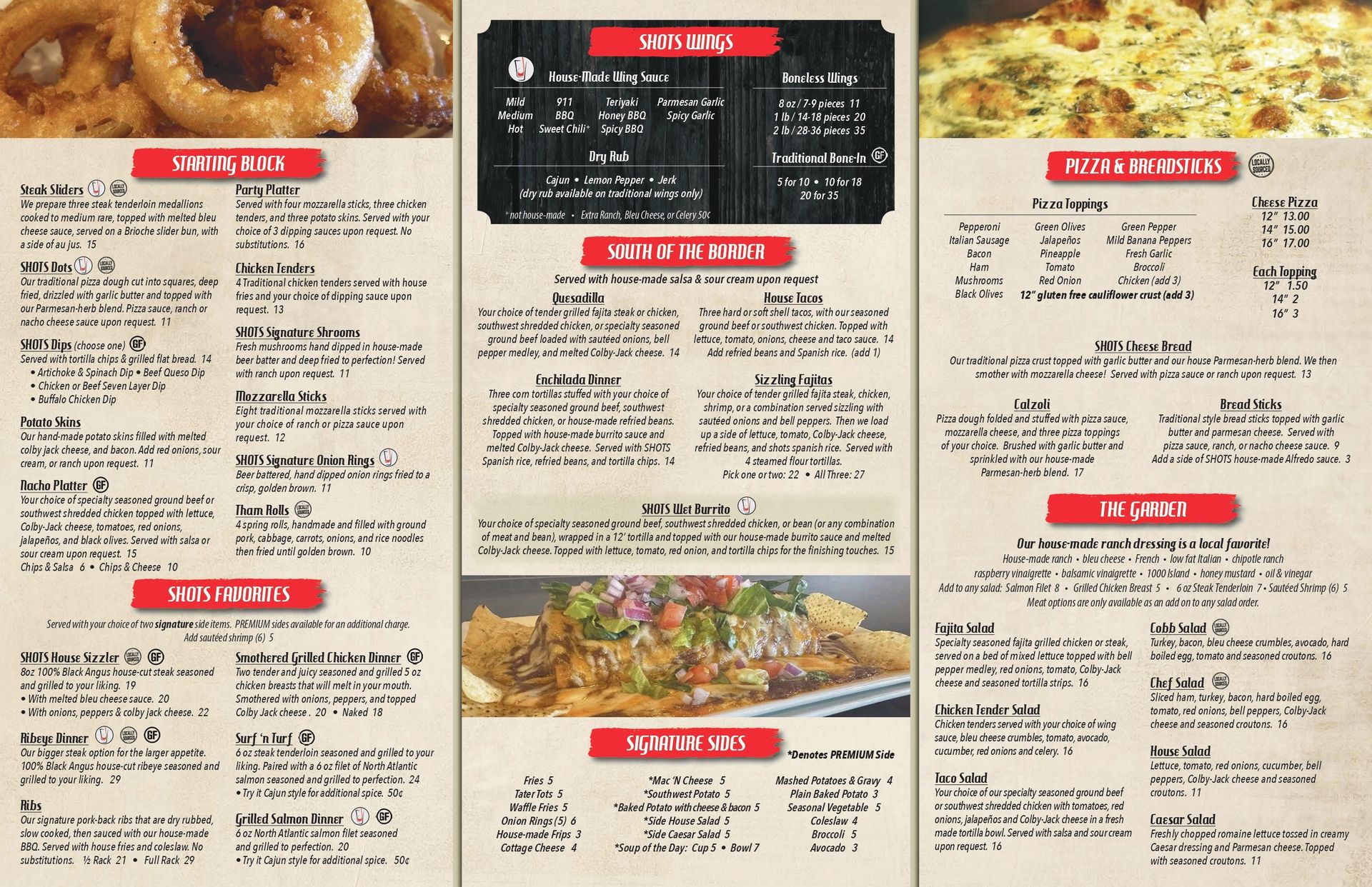 Full Menu