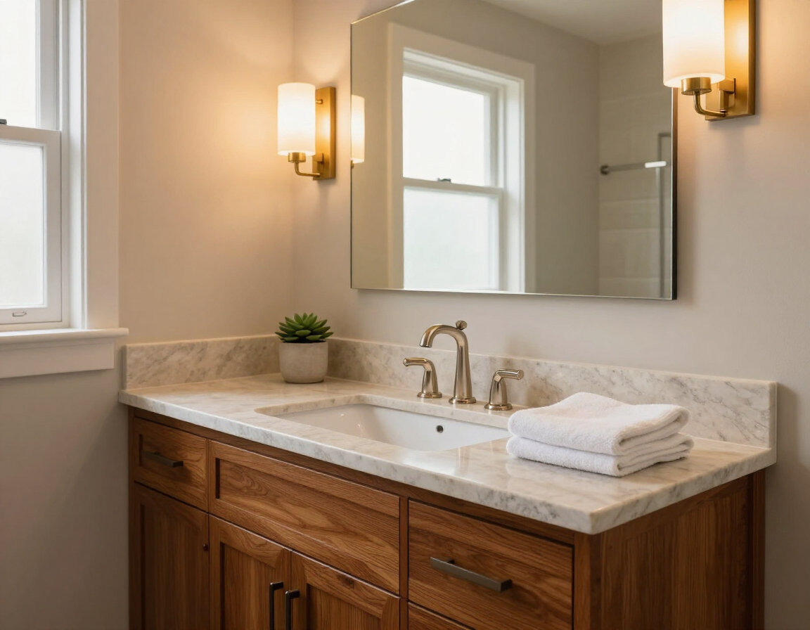 Stone countertop bathroom installation Chandler, AZ