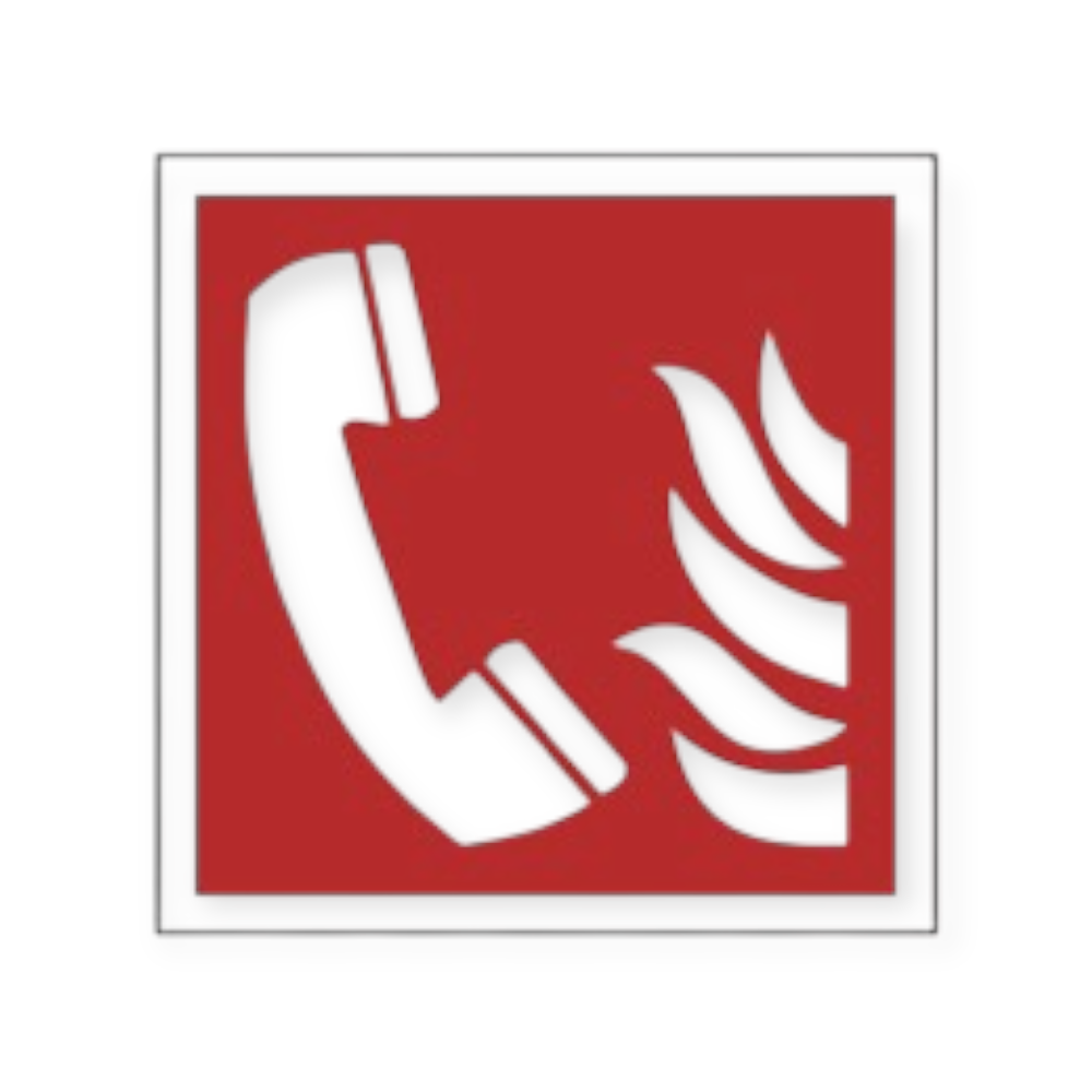 brandmeldtelefoon pictogram