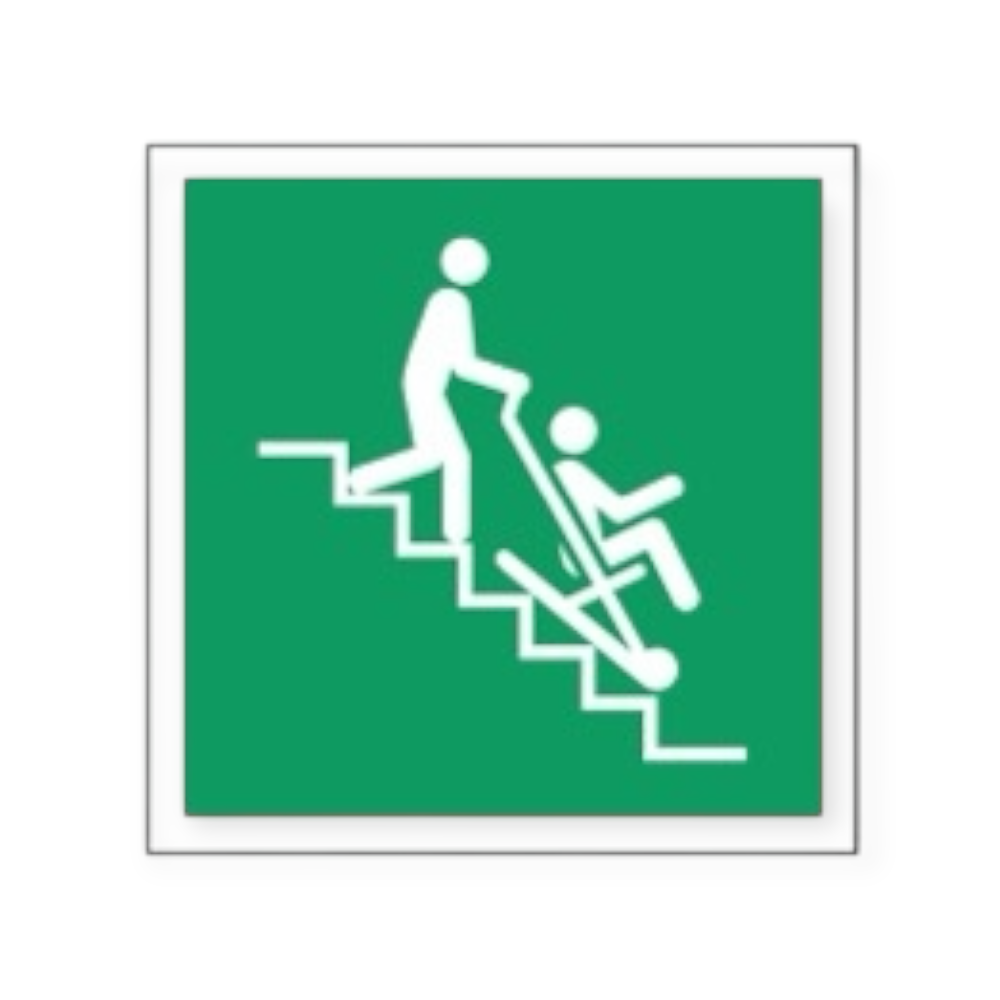 evacuatiestoel pictogram