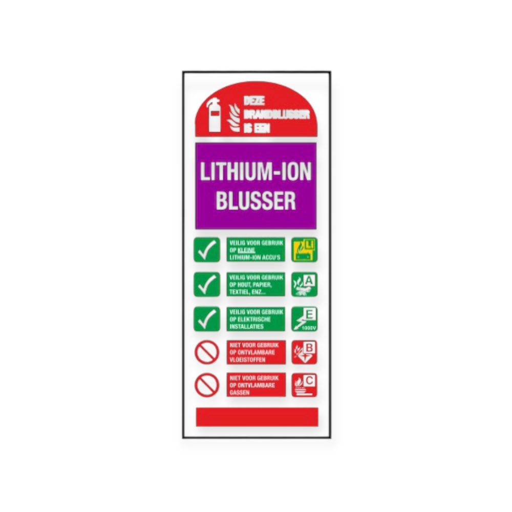 gebruiksaanwijzing lithium pictogram