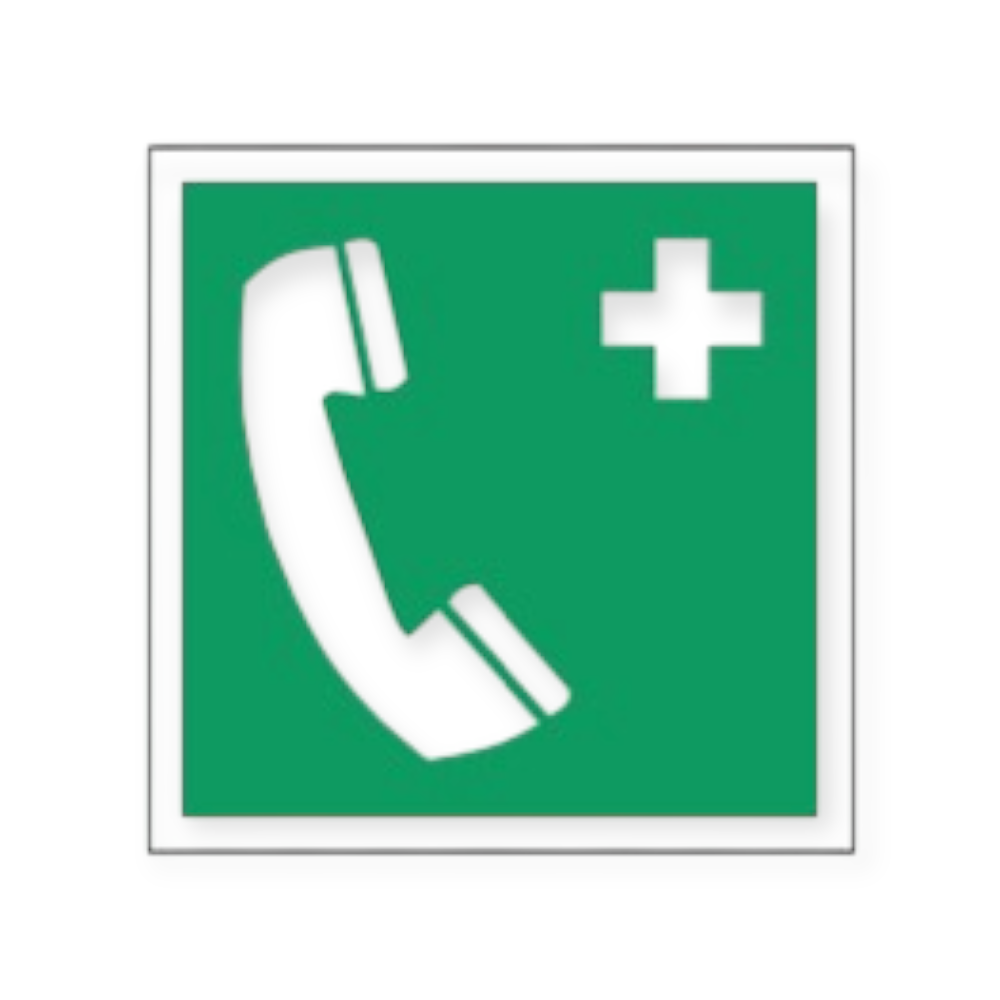 telefoon voor nood pictogram