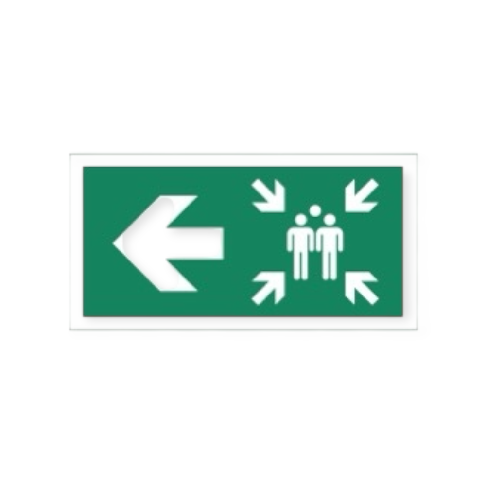 Verzamelplaats links pictogram