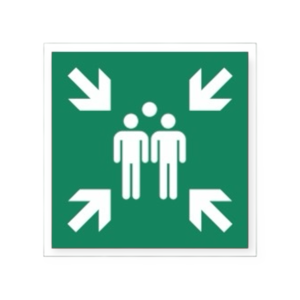 Verzamelplaats pictogram