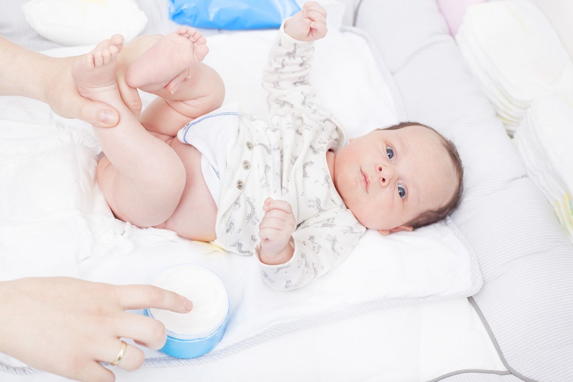 Baby with diaper