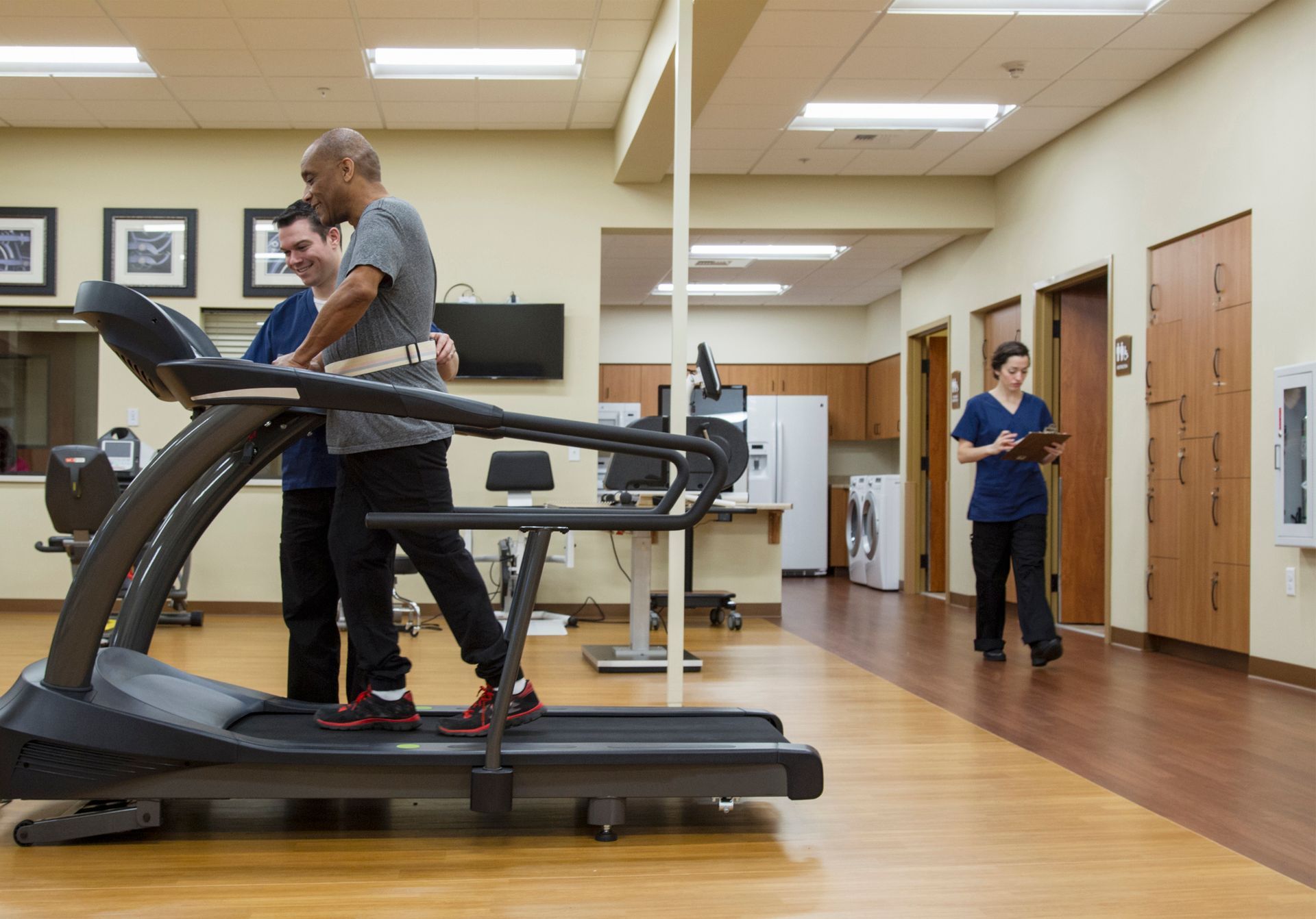 Two Male Exercising — Penrith, NSW — Physiotherapy West