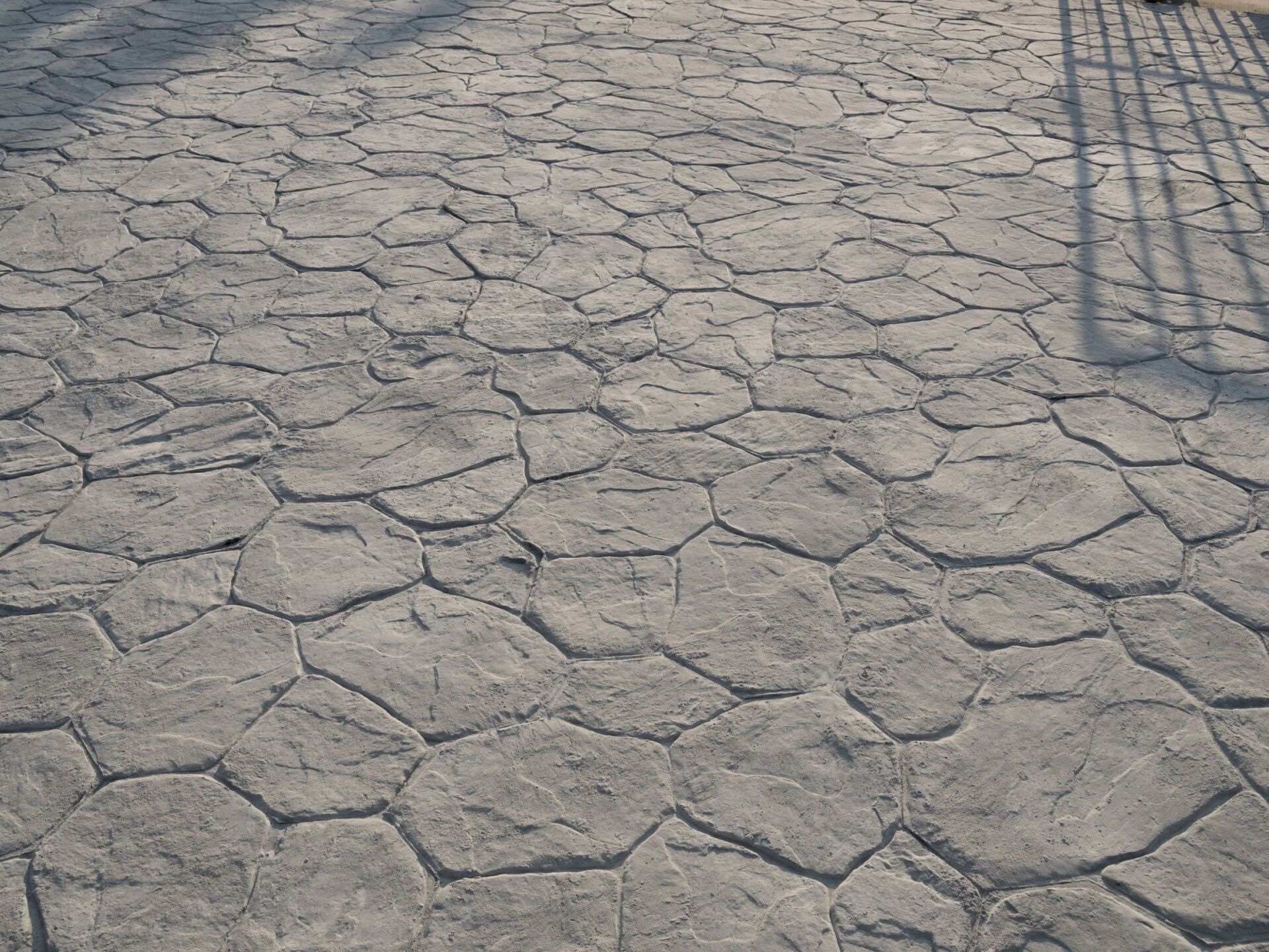 resurfaced concrete patio