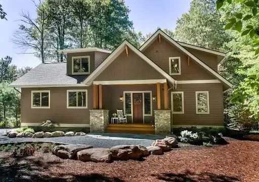 Warm White and Cream Siding