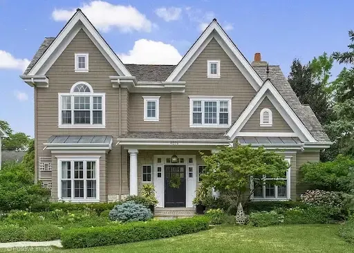 Warm White and Cream Siding
